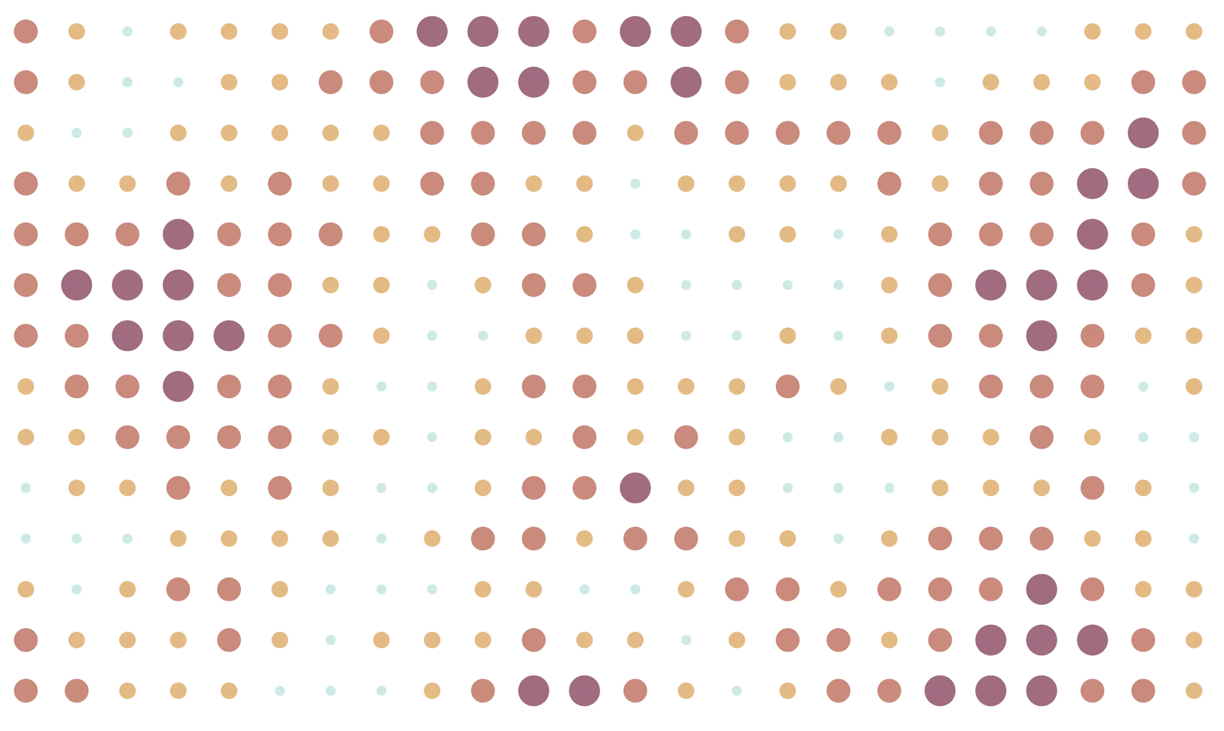 Highland branded dots in varying sizes, conveying movement.